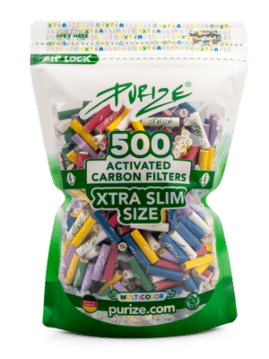 Purize XTRA Slim Size Aktivkohlefilter 6 mm Multicolor 500er Pack