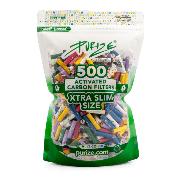 500XTRA_multi_web_600x.png Purize XTRA Slim Size Aktivkohlefilter 6 mm Multicolor 500er Pack