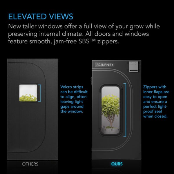 CLOUDLAB722_GROW_TENT_IMAGE-4__19438.1745622297.jpg AC Infinity CLOUDLAB 722 Advance Grow Zelt 60x60 - Bild 4