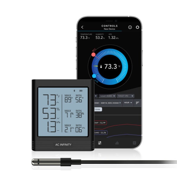CLOUDCOM B1 AC Infinity Smart Thermo-Hygrometer 3,6m Sonde