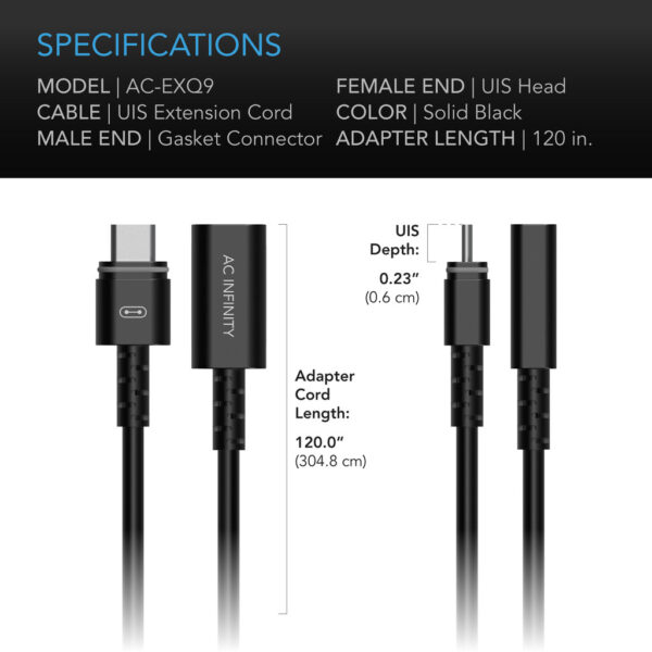M-F_UIS-UIS_Extension_Cord_IMAGE05__33023.1749144984.jpg AC Infinity UIS-Verlängerungskabel Female-to-Male – Verpackung
