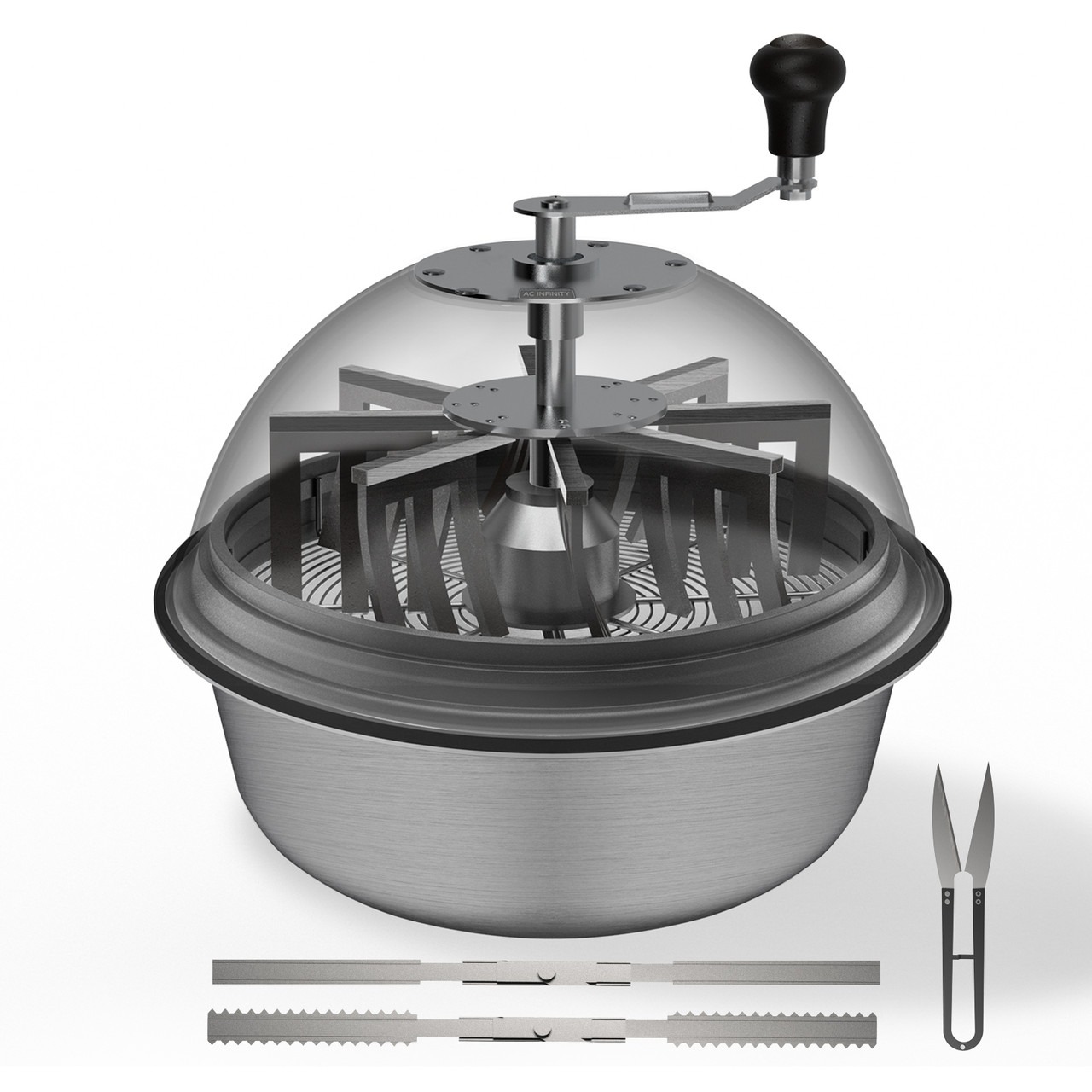 Bud Bowl Trimmer 49 cm Twist Spin mit Klarsichtkuppel - AC Infinity