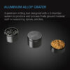 StorePhoto2_Spices__98393.1654205997.jpg 3-Kammer Grinder schwarz 5 cm AC Infinity - Bild 2