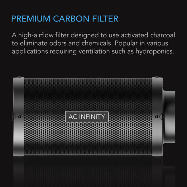 StorePhoto2__24266.1688751285.jpg AC Infinity Aktivkohlefilter 150 mm - Bild 2
