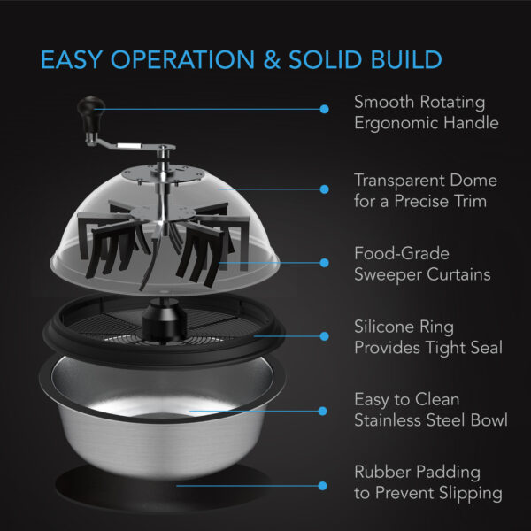 Bud Bowl Trimmer 49 cm AC Infinity - Bild 4
