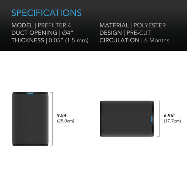 StorePhoto4__82969.1624466322.jpg Vorfiltertuch 100mm AC Infinity 2er-Pack - Bild 4