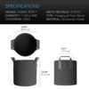 AC Infinity Stofftöpfe 26.5 Liter 5er-Pack - Bild 6