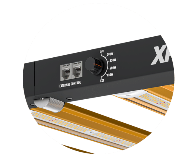 Dimlux Xplore 730W 9X 3.0 – Rückansicht