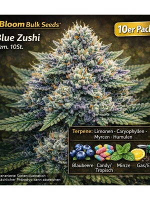 Blue Zushi – Bloom Bulk Seeds feminisiert 10er Pack Cannabis Samen
