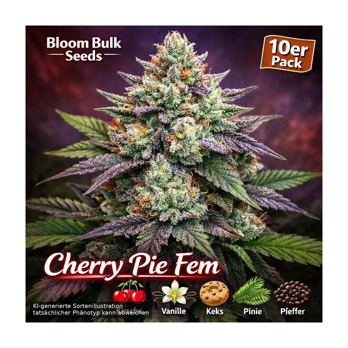 Cherry Pie - Bloom Bulk Seeds feminisiert 10er Pack