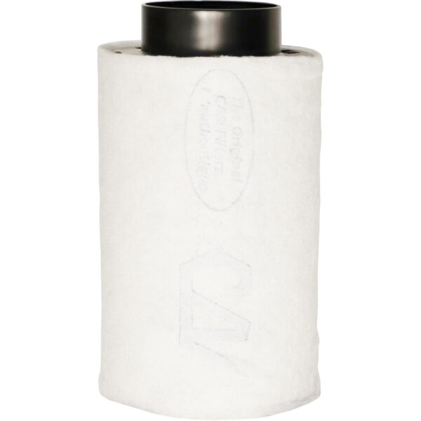 can-lite-150m-h-o100mm-1.jpg Can Lite Filter 150m³/h Ø100mm Kunststoffgehäuse Aktivkohlefilter