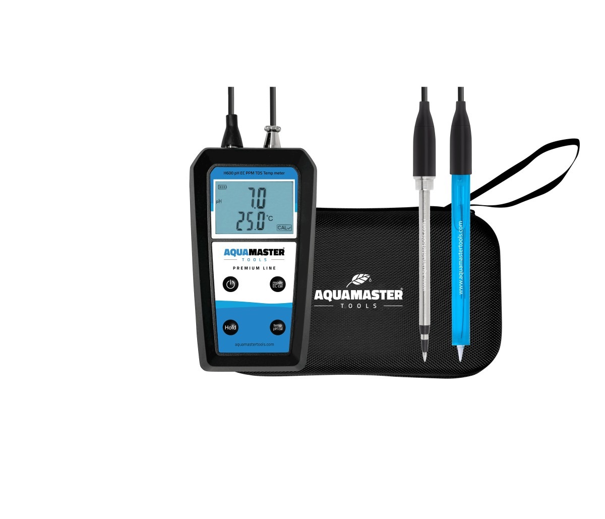 Aqua Master Tools H600 Pro pH/EC/Temp Substrat