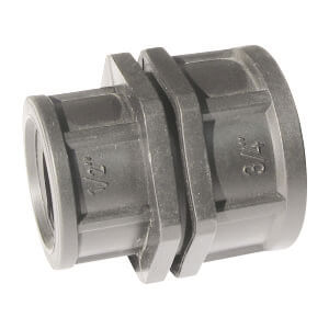Kupplung PE Ø25,4mm (1 Zoll) I.G. auf Ø19mm (3/4 Zoll) I.G.