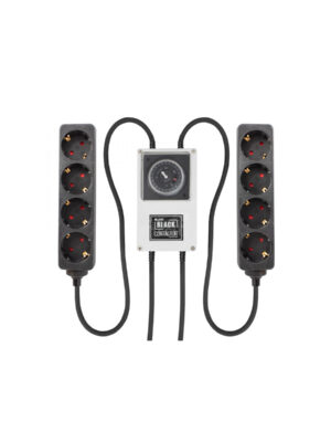 Lumii Black Zeitschaltuhr mit Relais 8Way 2x 1,8kW Beleuchtung