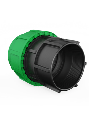 PE-Kupplung 25 mm auf 3/4 Zoll IG verschraubt