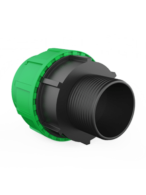 Pe-verbinder 25,4 mm auf 33,3mm