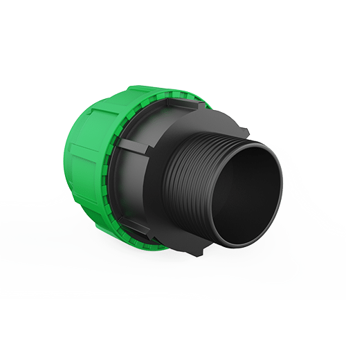 PE-Verbinder Ø25,4 mm auf 33,3mm (1 Zoll) AG