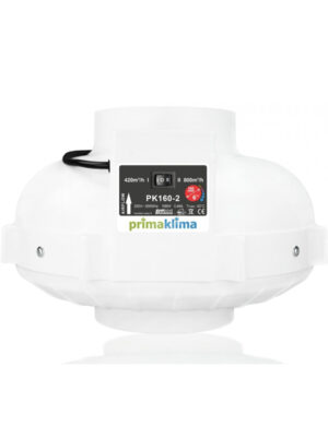 Prima Klima PK160-2 800(420)m³/h Ø160mm Growzubehör