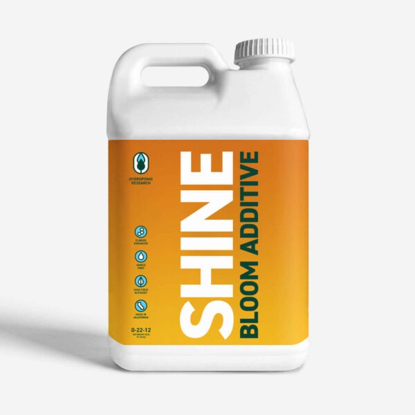 shine-25lb-packaging-1.jpg Hydroponic Research Shine Bloom Additive 2,27kg Pflanzennährstoff