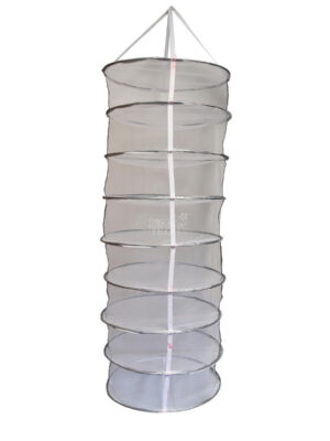 Trockennetz 8x ø55 cm, Seiten halb geschlossen