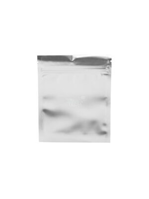 Zip-Beutel 125×100 mm Nylon Silber 100er Pack
