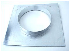 Wandflansch Metall ø 250 mm