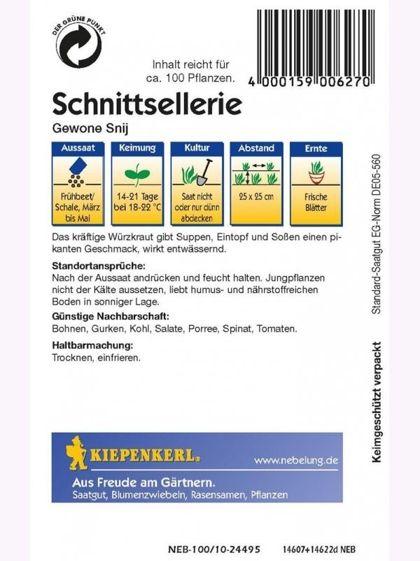 Kiepenkerl Sellerie Tango