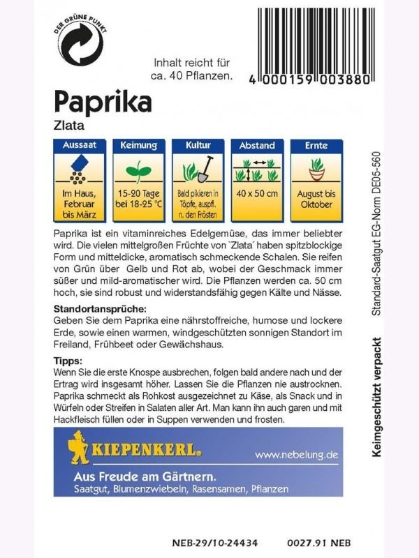 Snackpaprika Tribelli Mini Orange – Ansicht 2