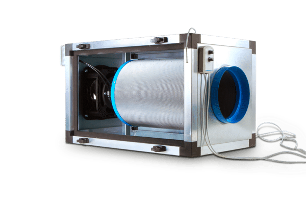 CarbonActive EC Inline FilterUnit 800m³/h 200er Flansch nur Lüfter