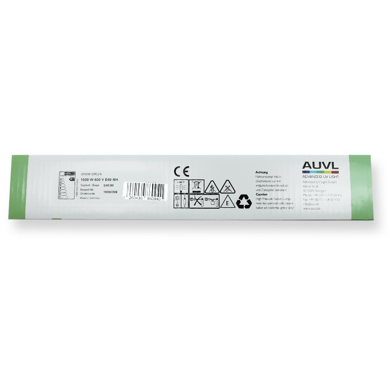 AUVL GROW GREEN 1000W HPS 400V E40 Fassung