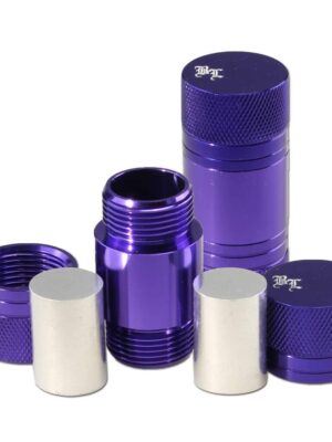 Black Leaf Pollenpresse M-Size Ø 26mm H 60mm aubergine