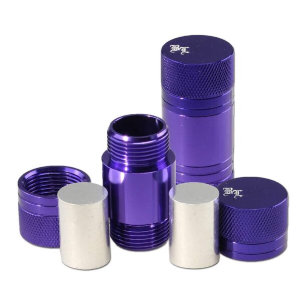 Black Leaf Pollenpresse M-Size Ø 26mm H 60mm aubergine