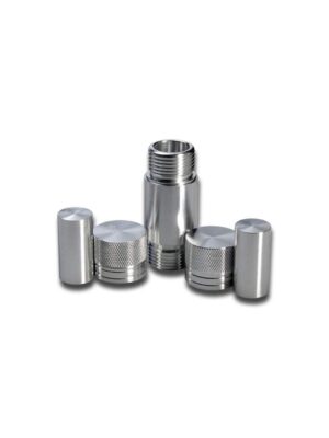 Black Leaf Pollenpresse S-Size Ø 21mm H 60mm silber Black Leaf Pollenpresse S-Size Ø 21mm H 60mm silber