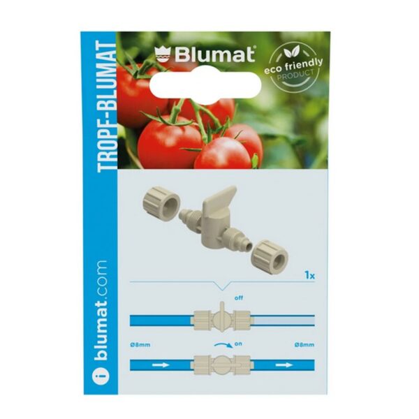 Blumat Absperrventil 8-8 mm, 1 Stk. Packung