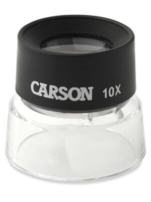 Carson LumiLoupe 10x Standlupe mit 25mm Doppellinse LL-10