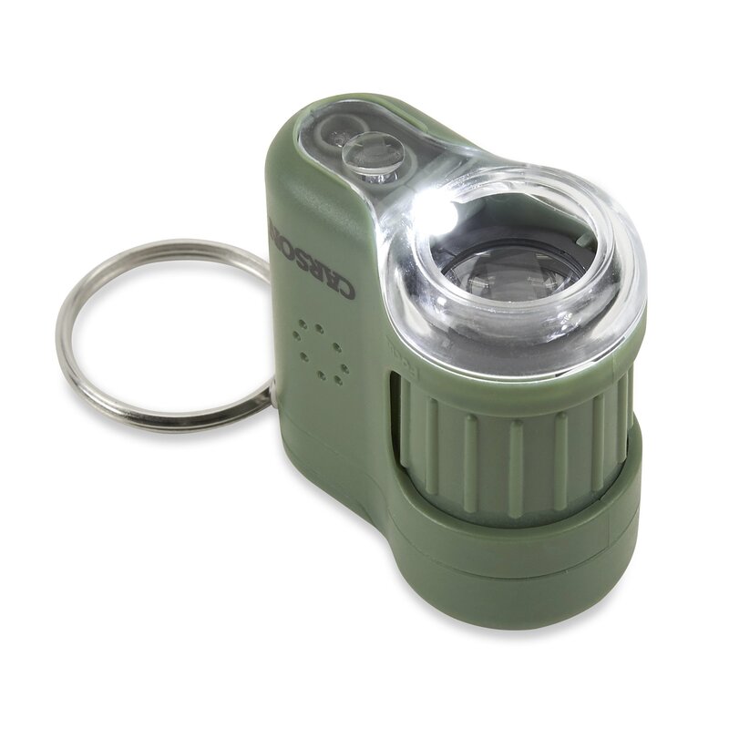 Carson MicroMini 20x LED Taschenmikroskop MM-280G Grün
