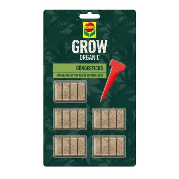 COMPO GROW ORGANIC Düngesticks 20 Stück COMPO GROW ORGANIC Düngesticks 20 Stück