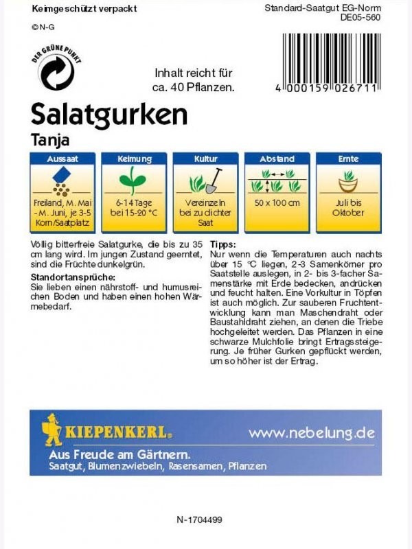 Kiepenkerl Snackgurke Picolino – Ansicht 2
