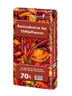 Floragard Basissubstrat für Chilipflanzen 70L