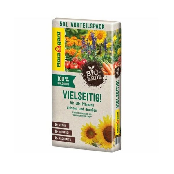 Floragard Bio-Erde Vielseitig 50 Liter Floragard Bio-Erde Vielseitig 50 Liter