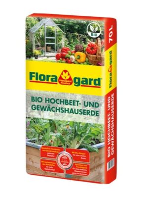 Floragard Bio Hochbeet- und Gewächshauserde 70 Liter