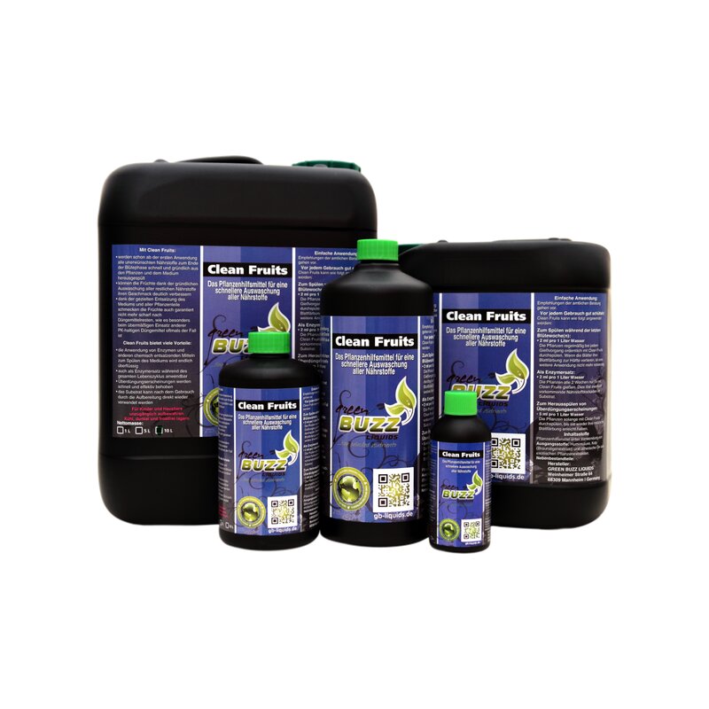Green Buzz Nutrients Clean Fruits