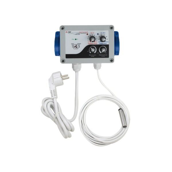 GSE digitaler Klimacontroller für Temp. u. Luftfeuchte Zu-, Abluft (2LHY) 2A