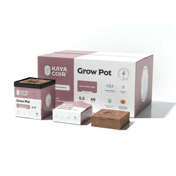 Kaya Coir 5.5″ Grow Pot 4,73L Kaya Coir 5.5″ Grow Pot 4,73L
