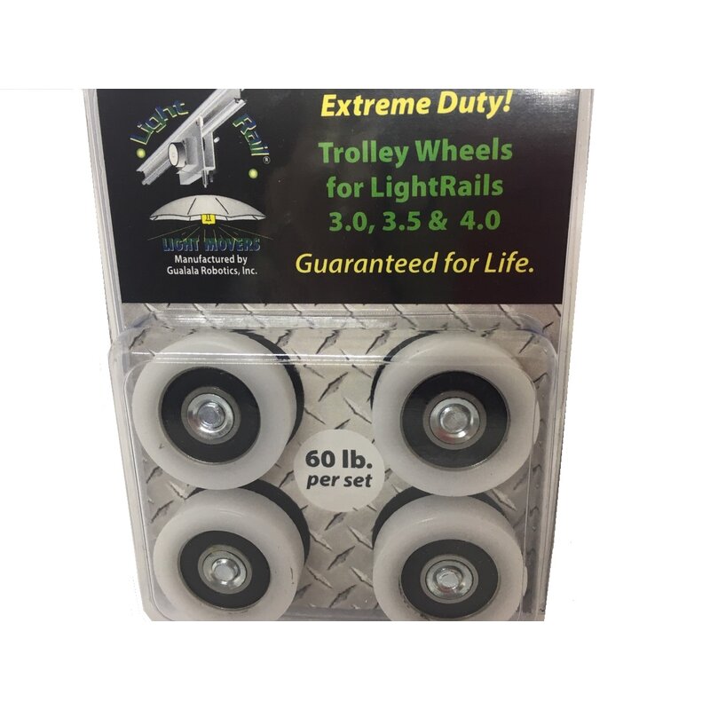 Light Rail Trolley Wheels 4 Stück