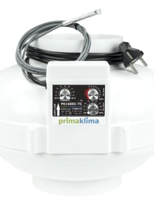 Prima Klima EC Ventilator 160mm 1180m³/h Temp./ Speed Controlled