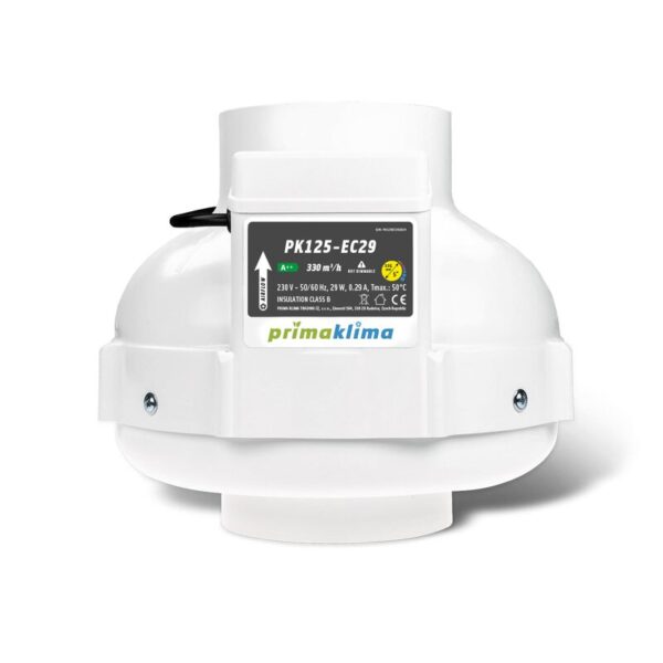 Prima Klima EC Ventilator 330m³/h 125mm Nicht Dimmbar
