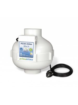 Prima Klima ECblue Ventilator 100mm 0-580m³/h RJ45