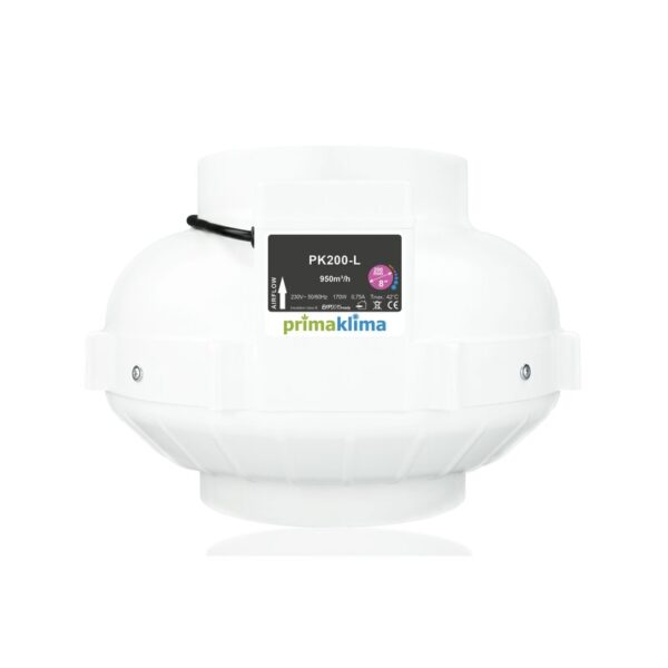 Prima Klima I Speed radial Ventilator 200L 950m³/h Prima Klima I Speed radial Ventilator 200L 950m³/h