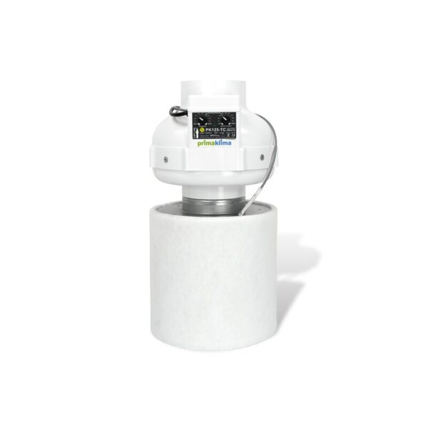 Prima Klima Tempcontrolled Ventilator + Filter Set 360m3/h Prima Klima Tempcontrolled Ventilator + Filter Set 360m3/h